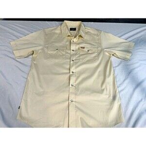 Kimes Ranch Short Sleeve Button-Down Shirt in Pale Yellow
